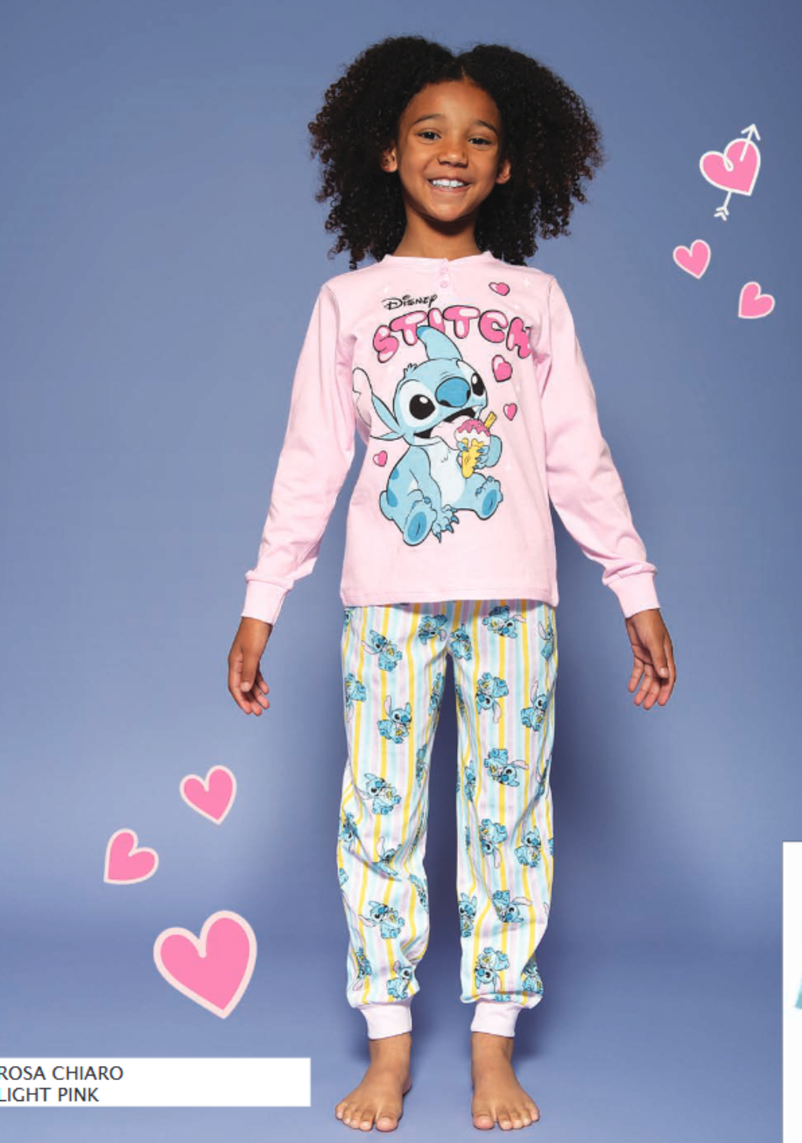 GIRLS' PAJAMAS M/L DY50L0742 Tellini S.r.l. Wholesale Clothing