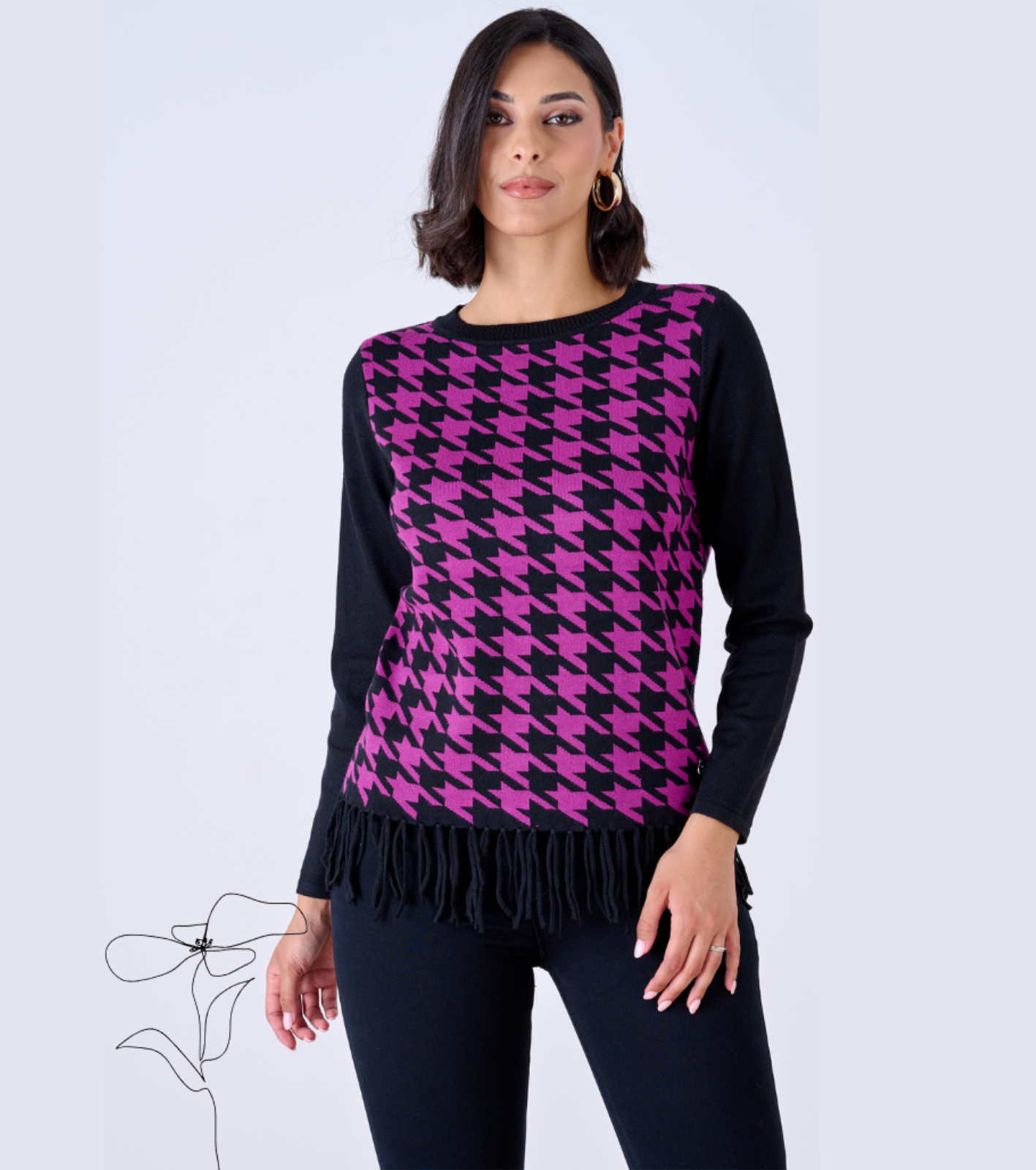 MAGLIA DONNA M/L 130689 Tellini S.r.l. Ingrosso Abbigliamento