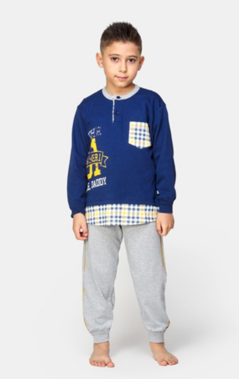 BOY'S PAJAMAS L/S 14200A PRIMERO Tellini S.r.l. Wholesale Clothing