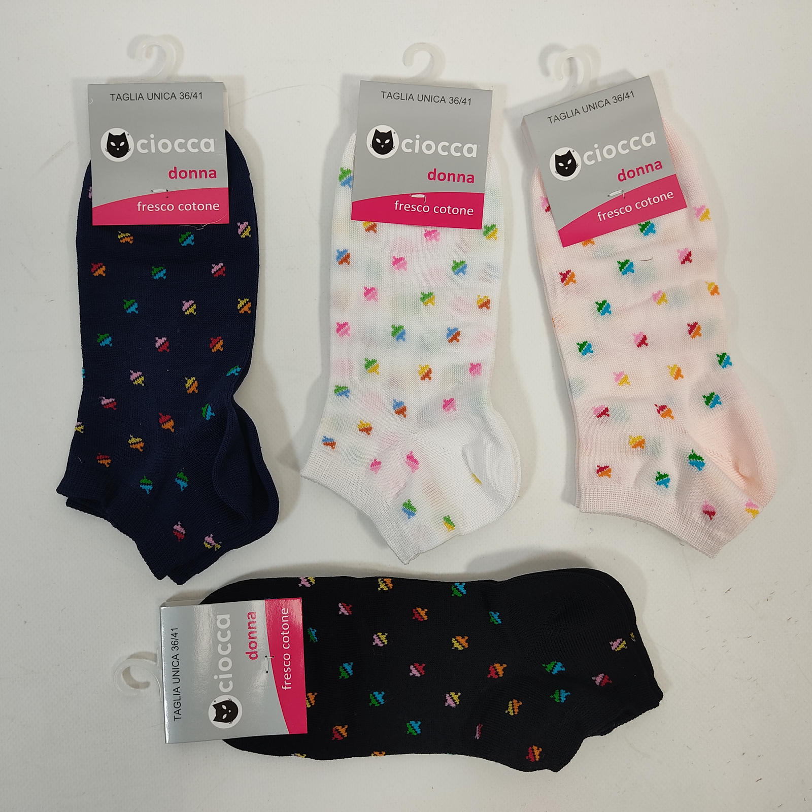 WOMEN'S SHORT SOCKS 190/2 Tellini S.r.l. Wholesale Clothing