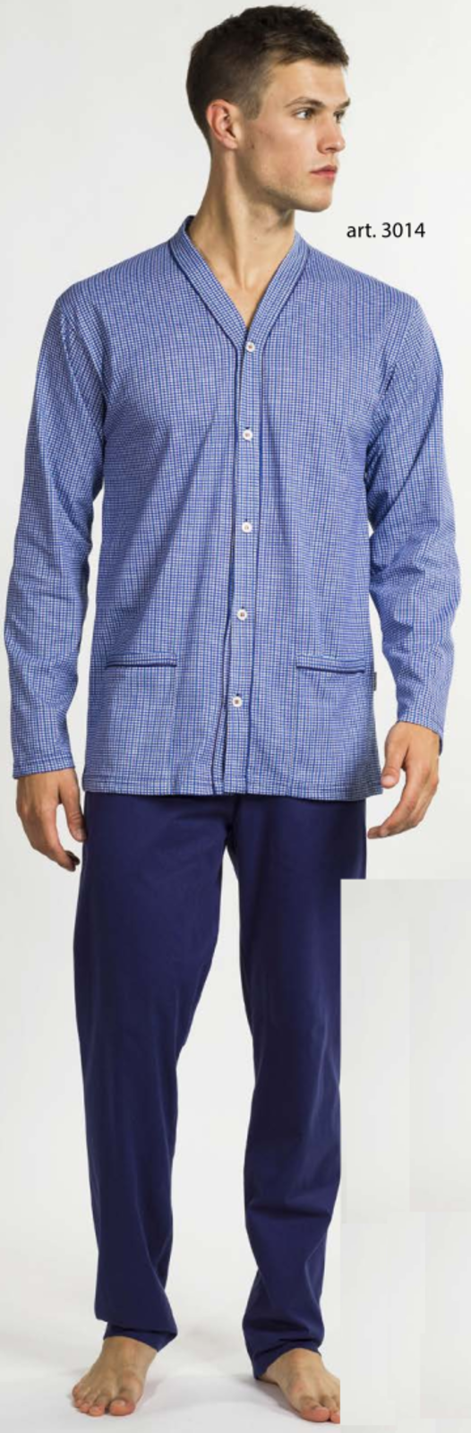 MEN'S OPEN PAJAMAS M/L 3014 Tellini S.r.l. Wholesale Clothing