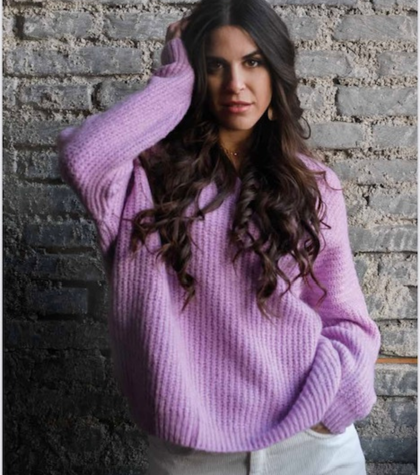 WOMEN'S S/L SWEATER 52103 Tellini S.r.l. Wholesale Clothing