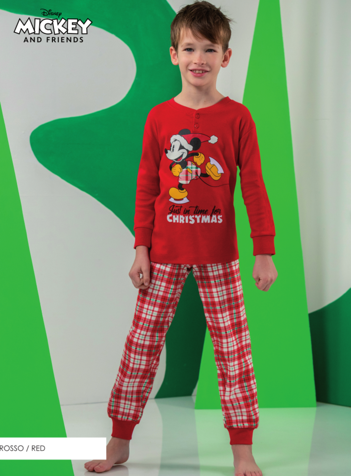 PIGIAMA NATALE BAMBINO M/L DY40E7046 Tellini S.r.l. Ingrosso Abbigliamento