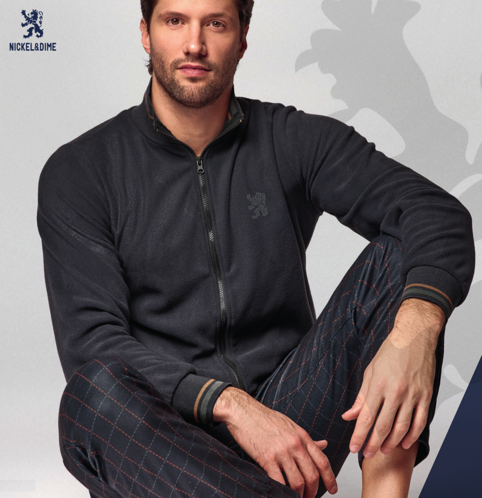 MEN'S OPEN PAJAMAS S/L 751563 Tellini S.r.l. Wholesale Clothing