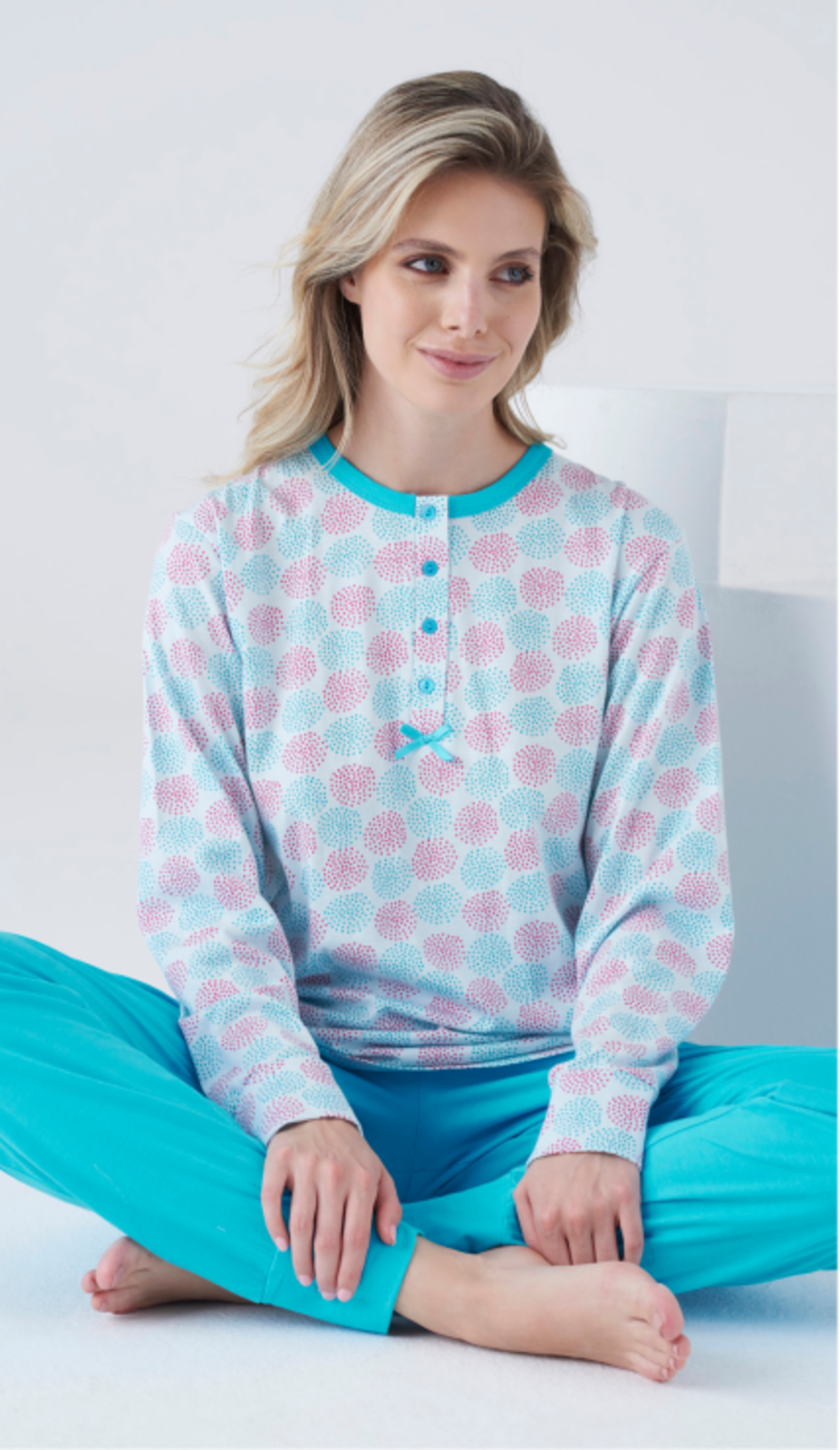 WOMEN'S PAJAMAS M/L KC8076 Tellini S.r.l. Wholesale Clothing