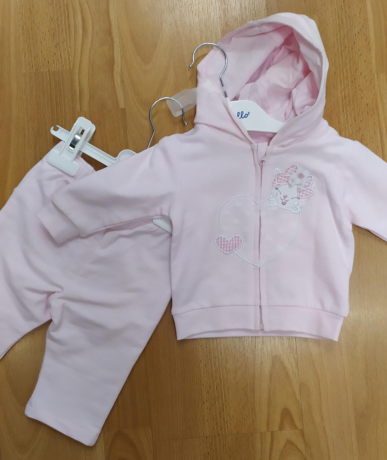 COMPLETO APERTO FELPA NEONATA CAF1Y Tellini S.r.l. Ingrosso Abbigliamento