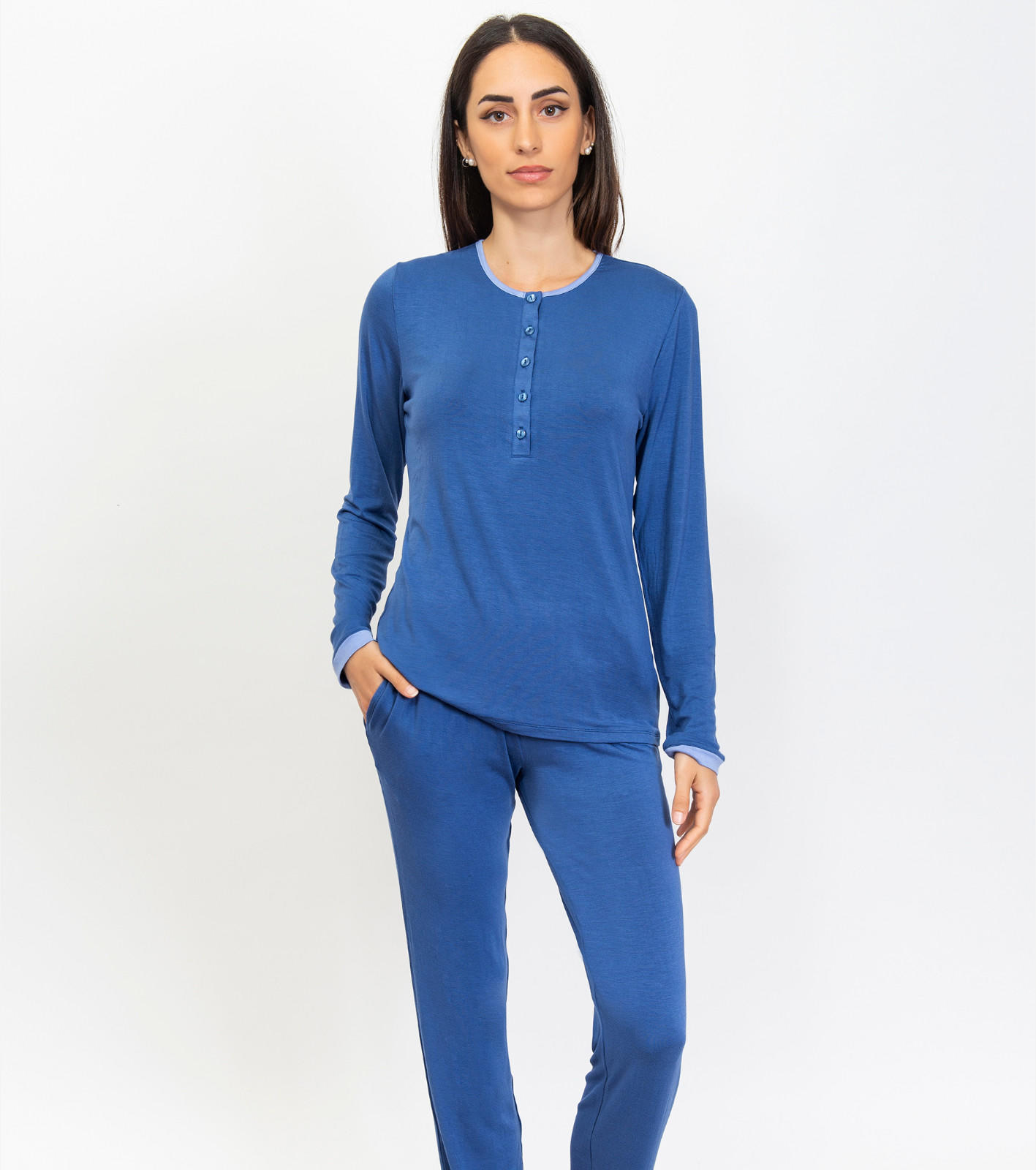 WOMEN'S SERAPH PAJAMAS L/S CS15 Tellini S.r.l. Wholesale Clothing