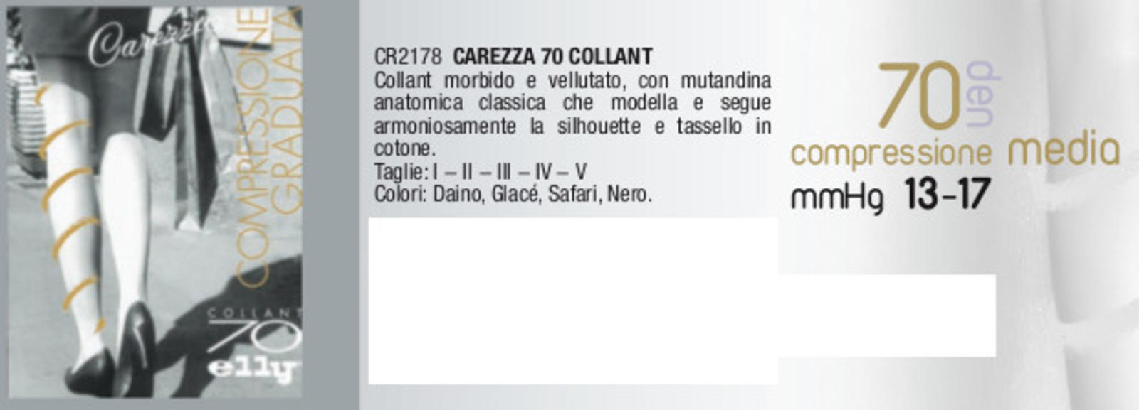 COLLANT DONNA CAREZZA 70 Tellini S.r.l. Ingrosso Abbigliamento