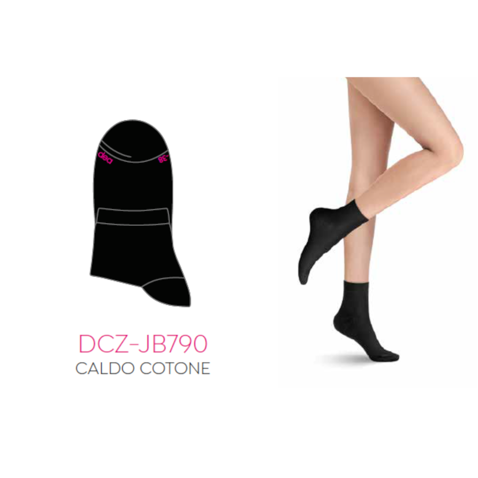 CALZINO CORTO DONNA DCZJB790 Tellini S.r.l. Ingrosso Abbigliamento