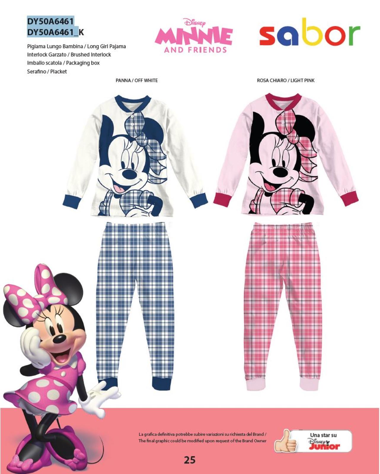 LITTLE GIRL PAJAMAS DY50A6461 Tellini S.r.l. Wholesale Clothing