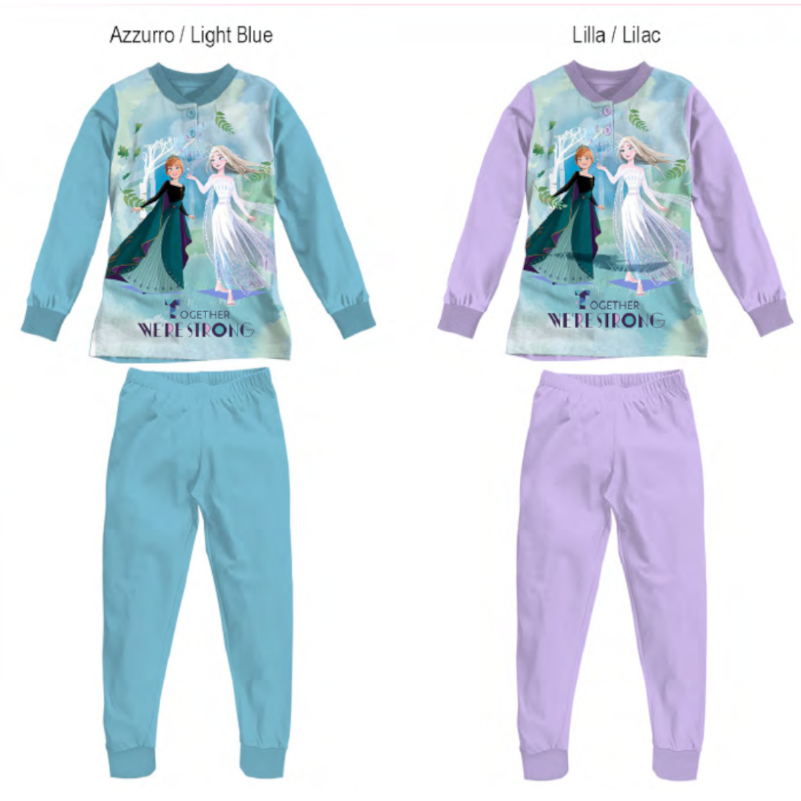 GIRL'S PAJAMA M/L DY50E6229 Tellini S.r.l. Wholesale Clothing