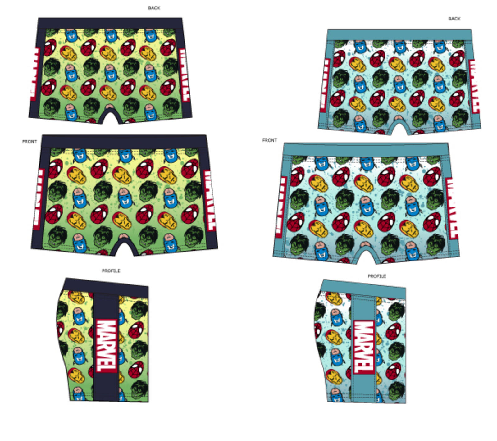 CHILDREN'S SWIM BRIEF EX1845 Tellini S.r.l. Wholesale Clothing