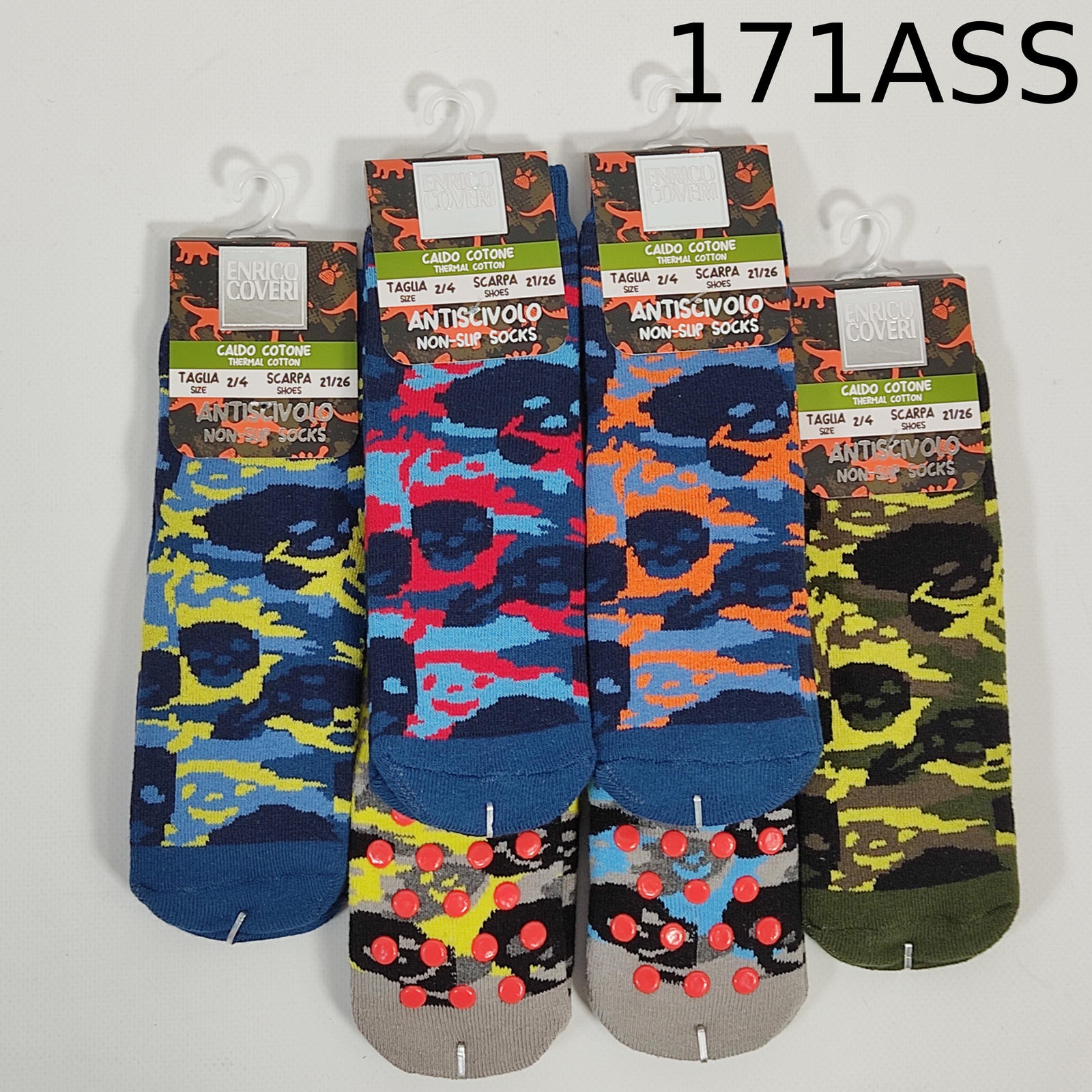 BOY'S no-slip SOCKS FEET Tellini S.r.l. Wholesale Clothing