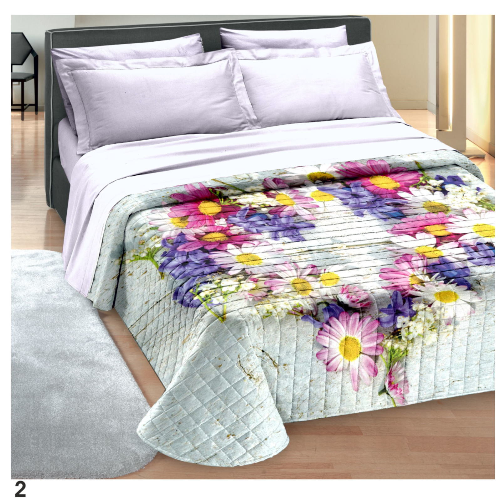 QUILT 2P FLEUR DIGITALE Tellini S.r.l. Ingrosso Abbigliamento