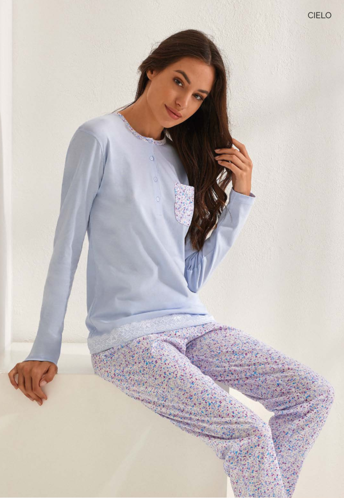 WOMEN'S PAJAMAS M/L GP5088 Tellini S.r.l. Wholesale Clothing