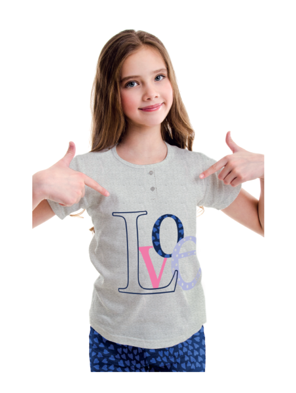 PIGIAMA RAGAZZA M/M GP7023 Tellini S.r.l. Ingrosso Abbigliamento