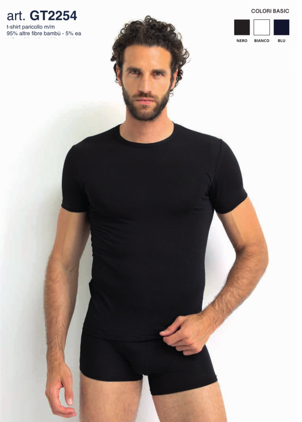 CORPO UOMO M/M GT2254 BAMBOO Tellini S.r.l. Ingrosso Abbigliamento