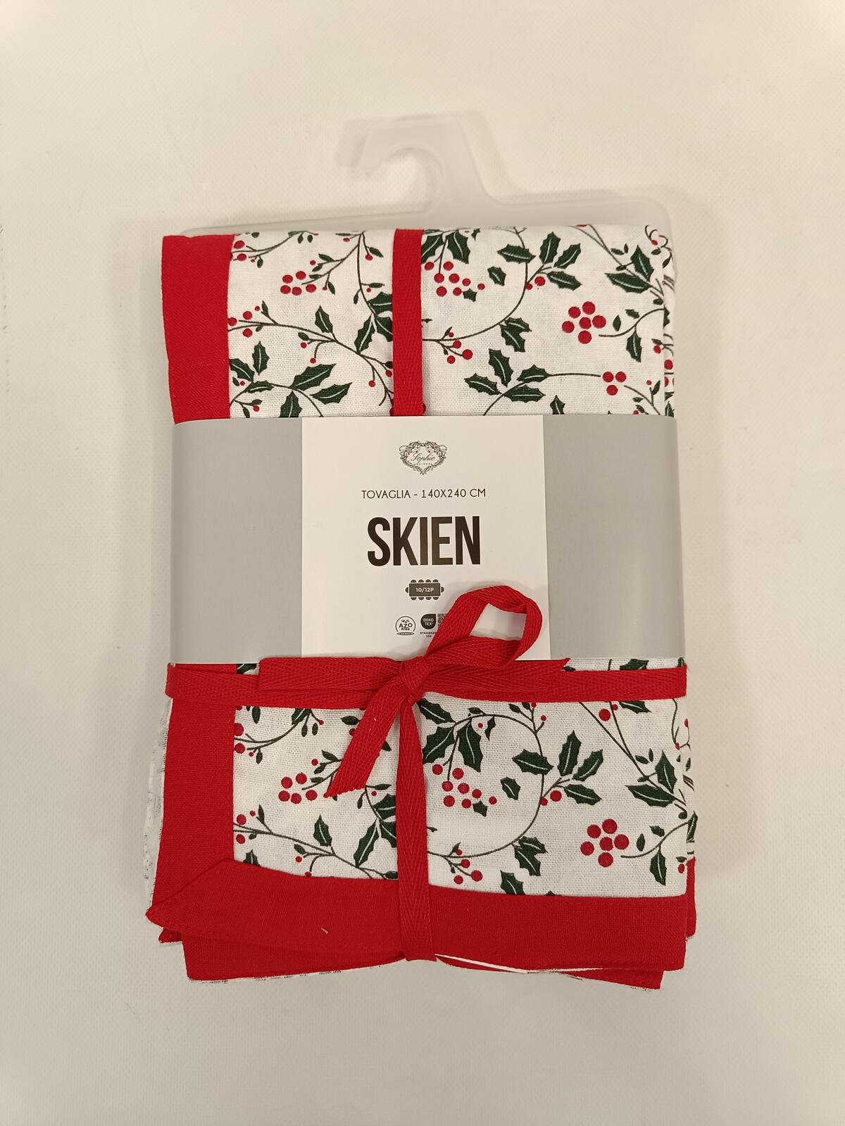 TOVAGLIA NATALE 12P SKIEN 140X240 Tellini S.r.l. Wholesale Clothing