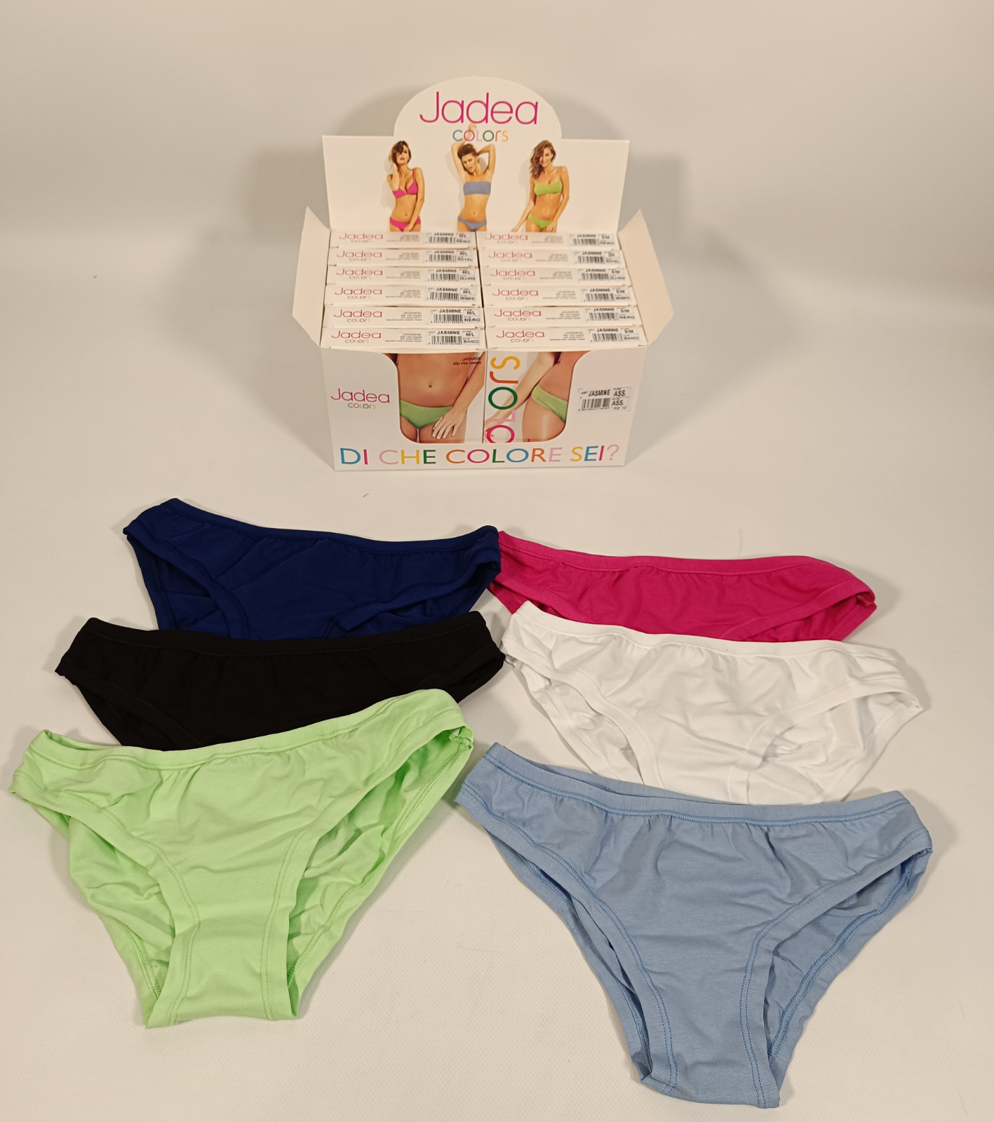 WOMEN'S BRIEFS 12 PIECES JASMINE BOX Tellini S.r.l. Wholesale Clothing