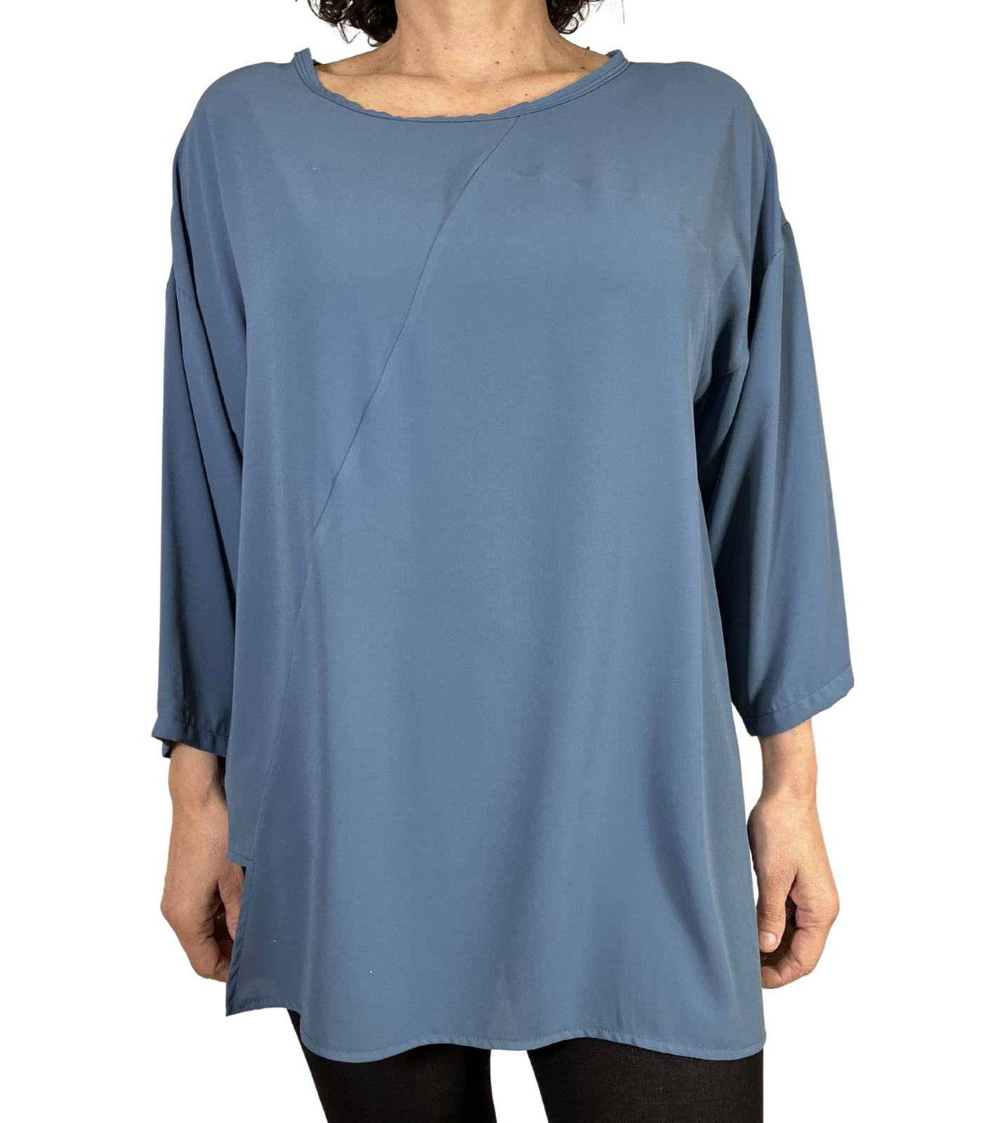 WOMEN'S PLUS-SIZE BLOUSE KREM Tellini S.r.l. Wholesale Clothing