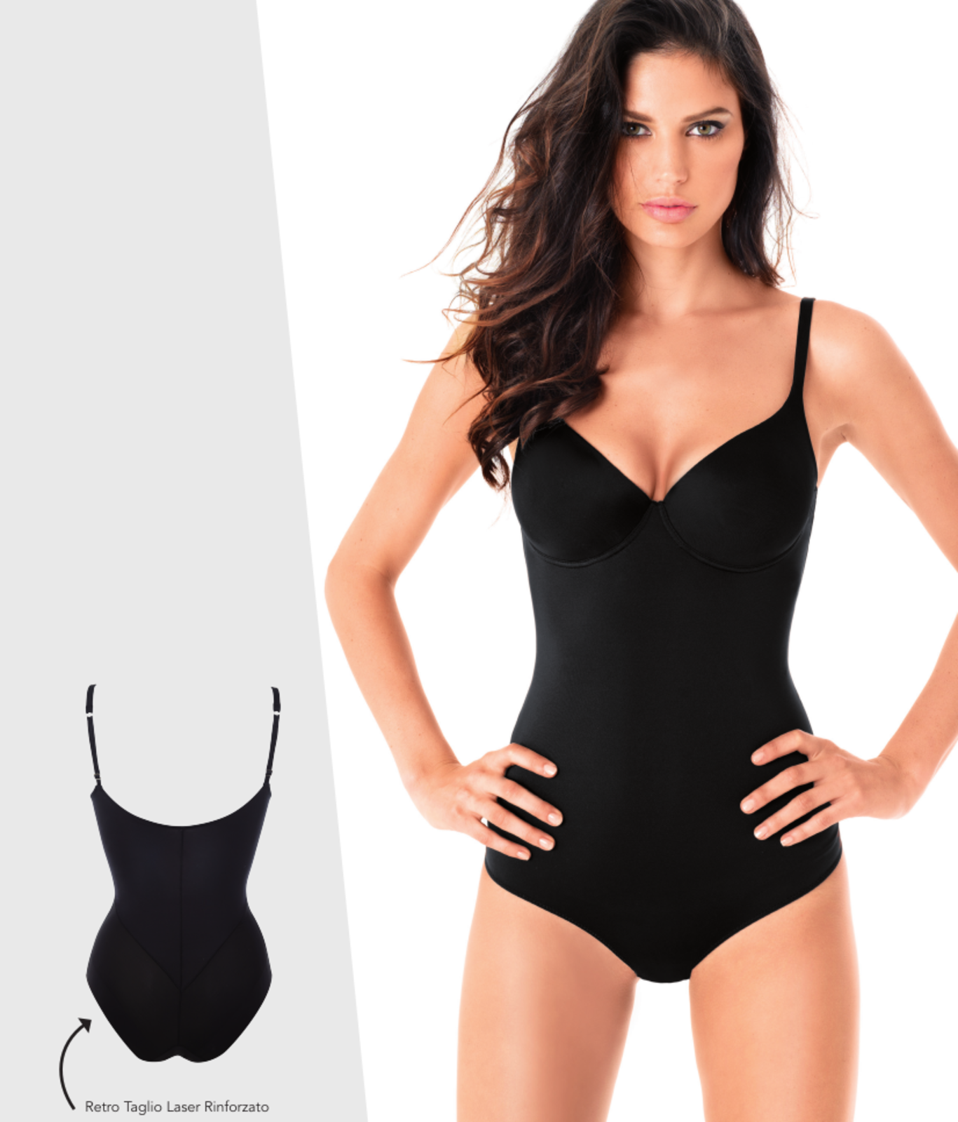 WOMEN'S BODYSUIT MOUSSE PADDED 03073L Tellini S.r.l. Wholesale Clothing