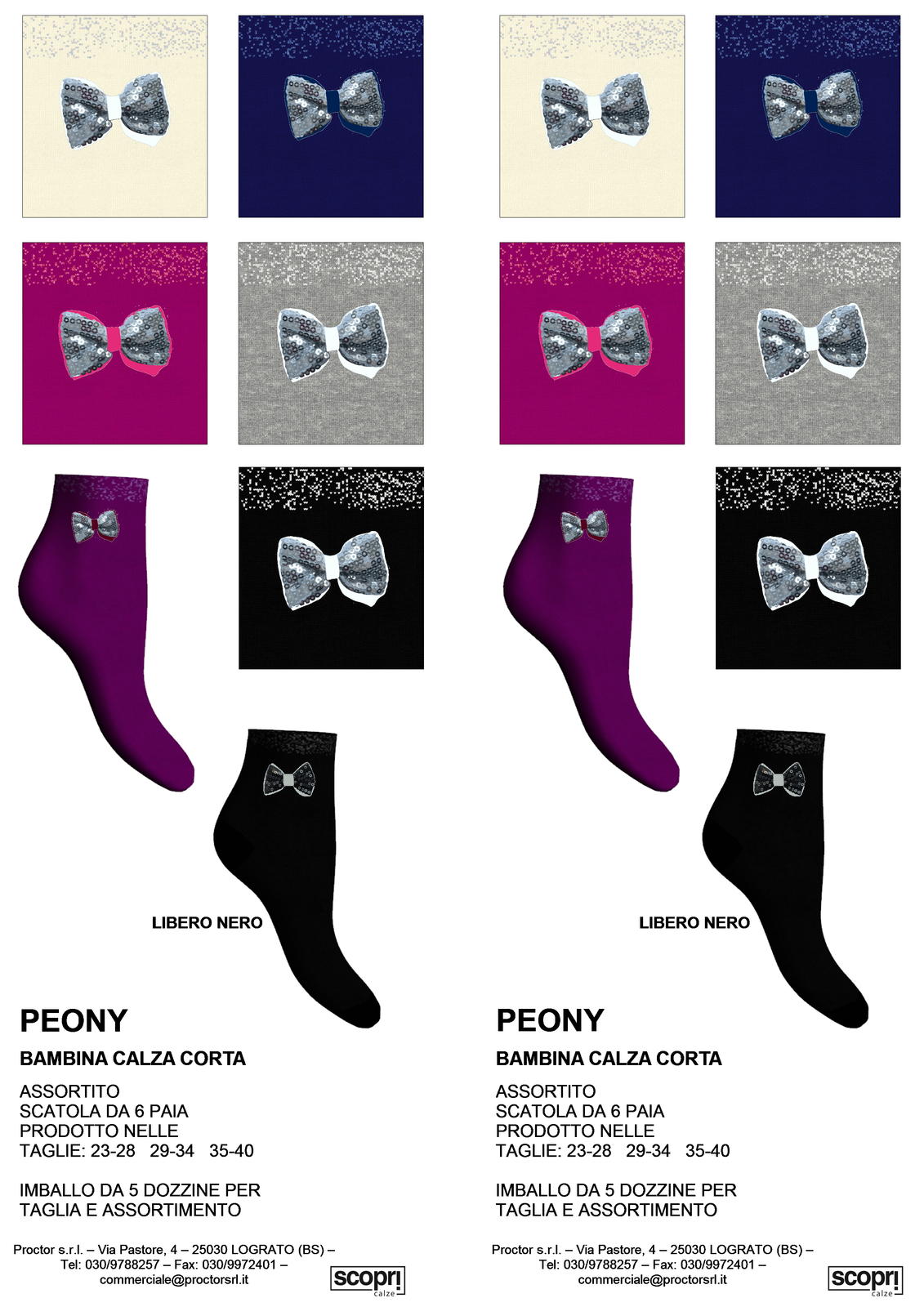 GIRL'S SOCKS PEONY Tellini S.r.l. Wholesale Clothing