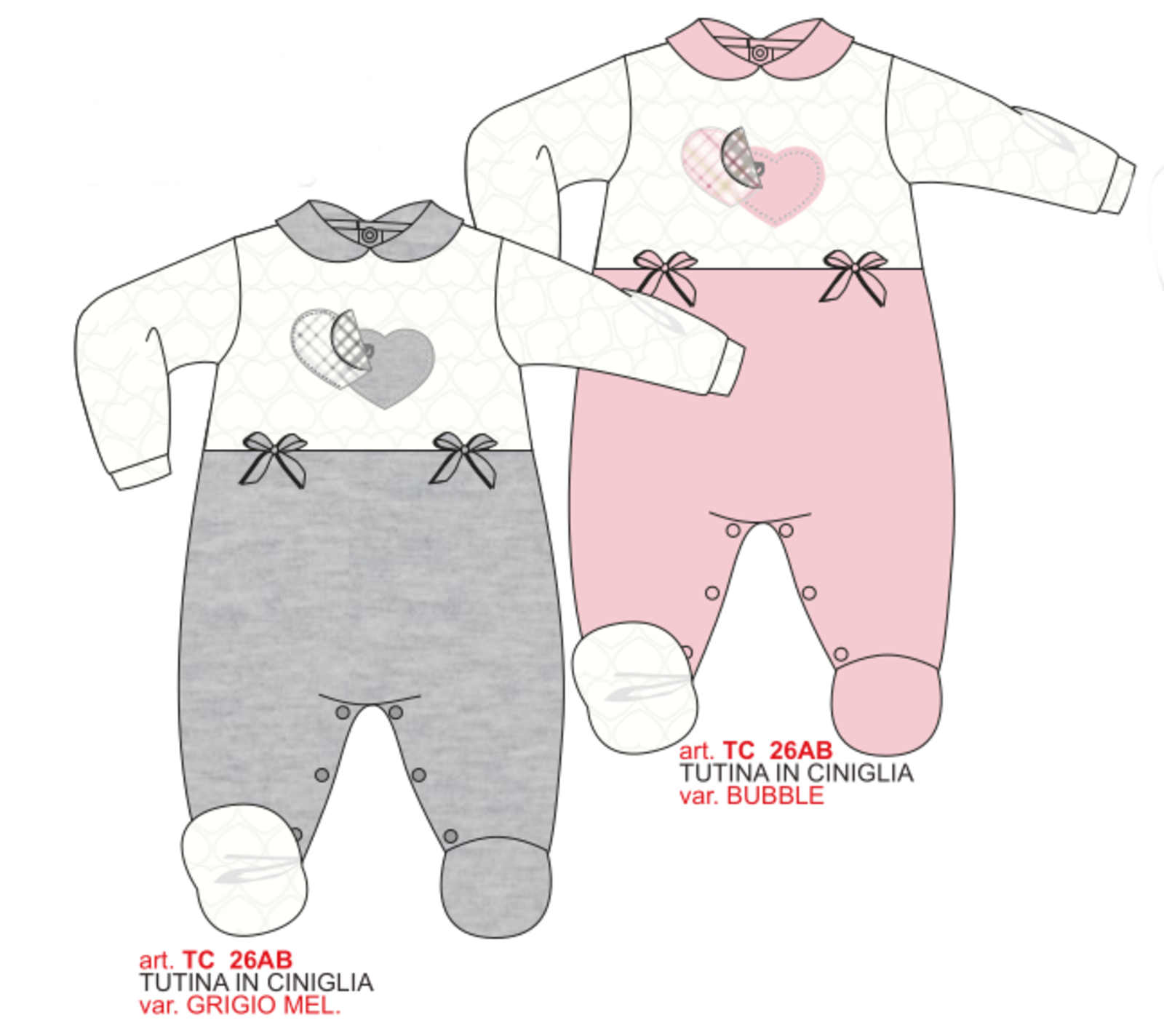 NEWBORN ONEsie TC26AB Tellini S.r.l. Wholesale Clothing