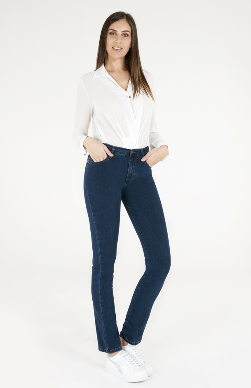 WOMEN'S JEANS VERMEZZO 323904120 400 Tellini S.r.l. Wholesale Clothing