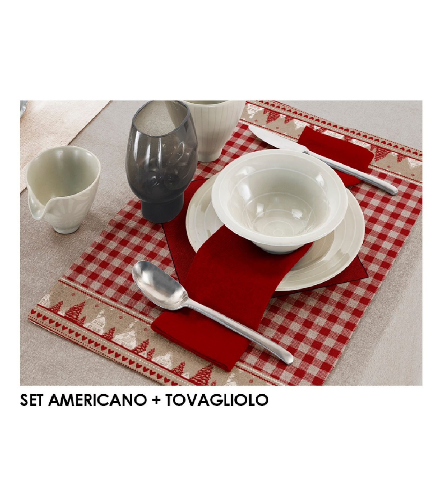 SET AMERICANO+TOVAGLIOLO NATALE ARABBA Tellini S.r.l. Ingrosso Abbigliamento