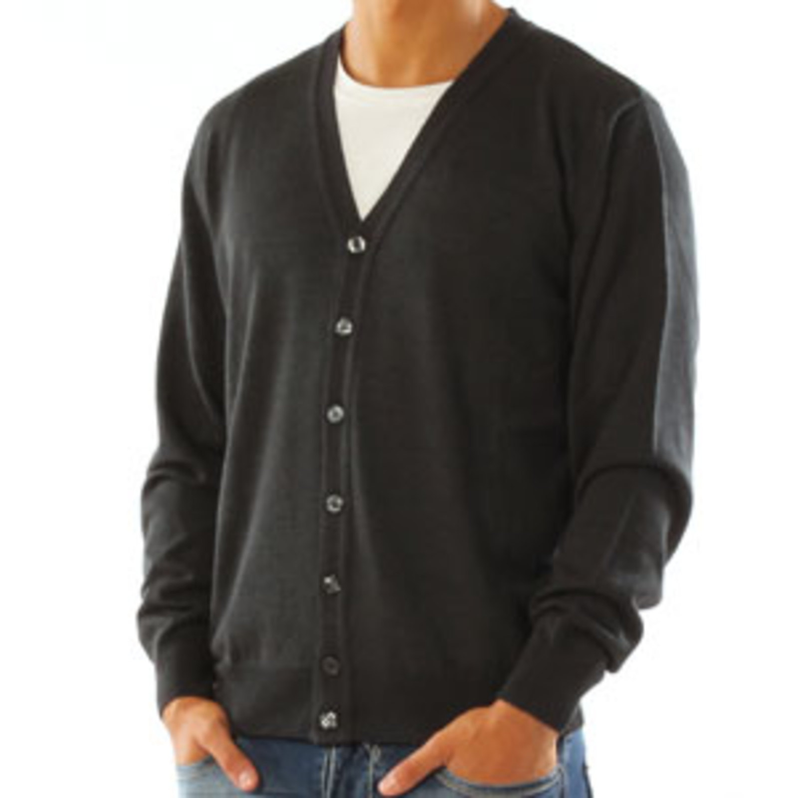 MEN'S CARDIGAN MS160B Tellini S.r.l. Wholesale Clothing