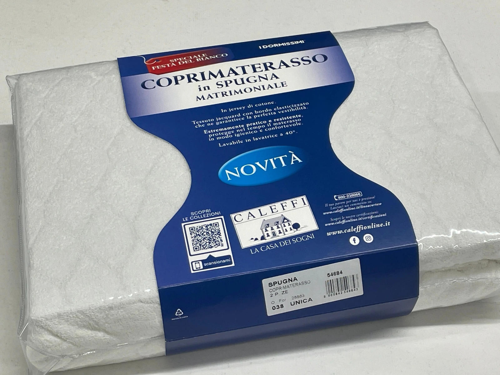 MATTRESS COVER TWIN/FULL  54683CALEFFI Tellini S.r.l. Wholesale Clothing