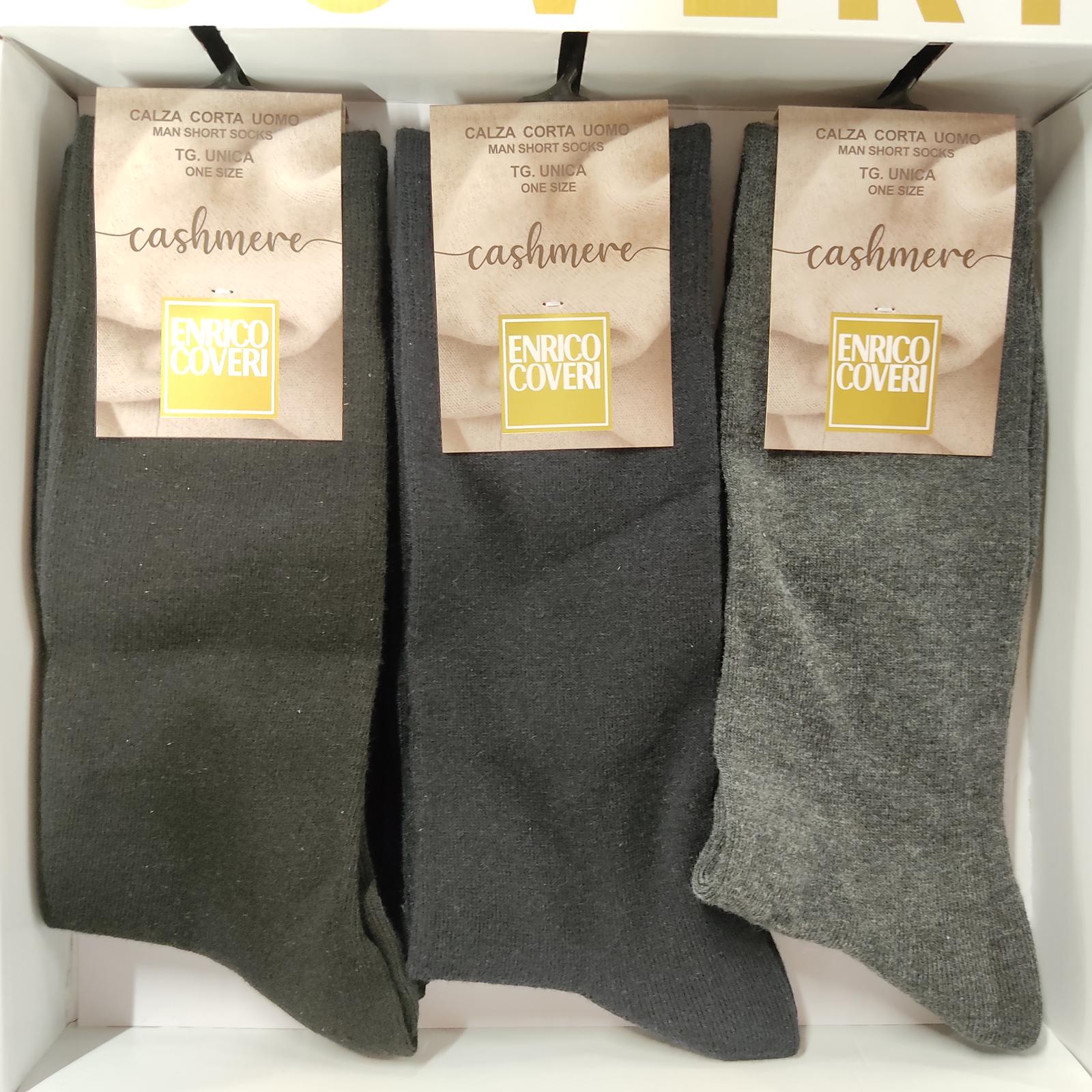 MEN'S SHORT CASHMERE SOCKS MS Tellini S.r.l. Wholesale Clothing