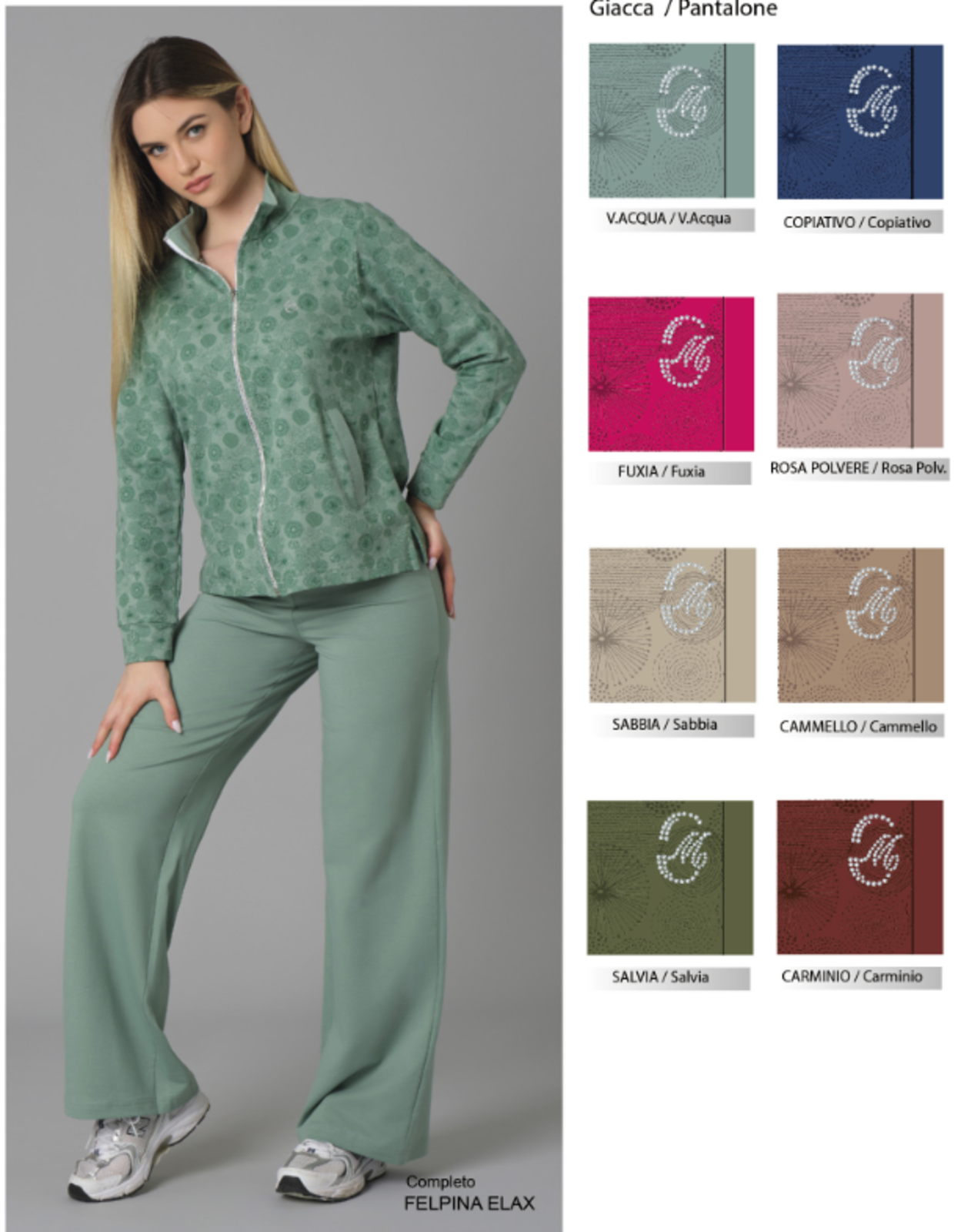 WOMEN'S TRACKSUIT DF4243 Tellini S.r.l. Wholesale Clothing