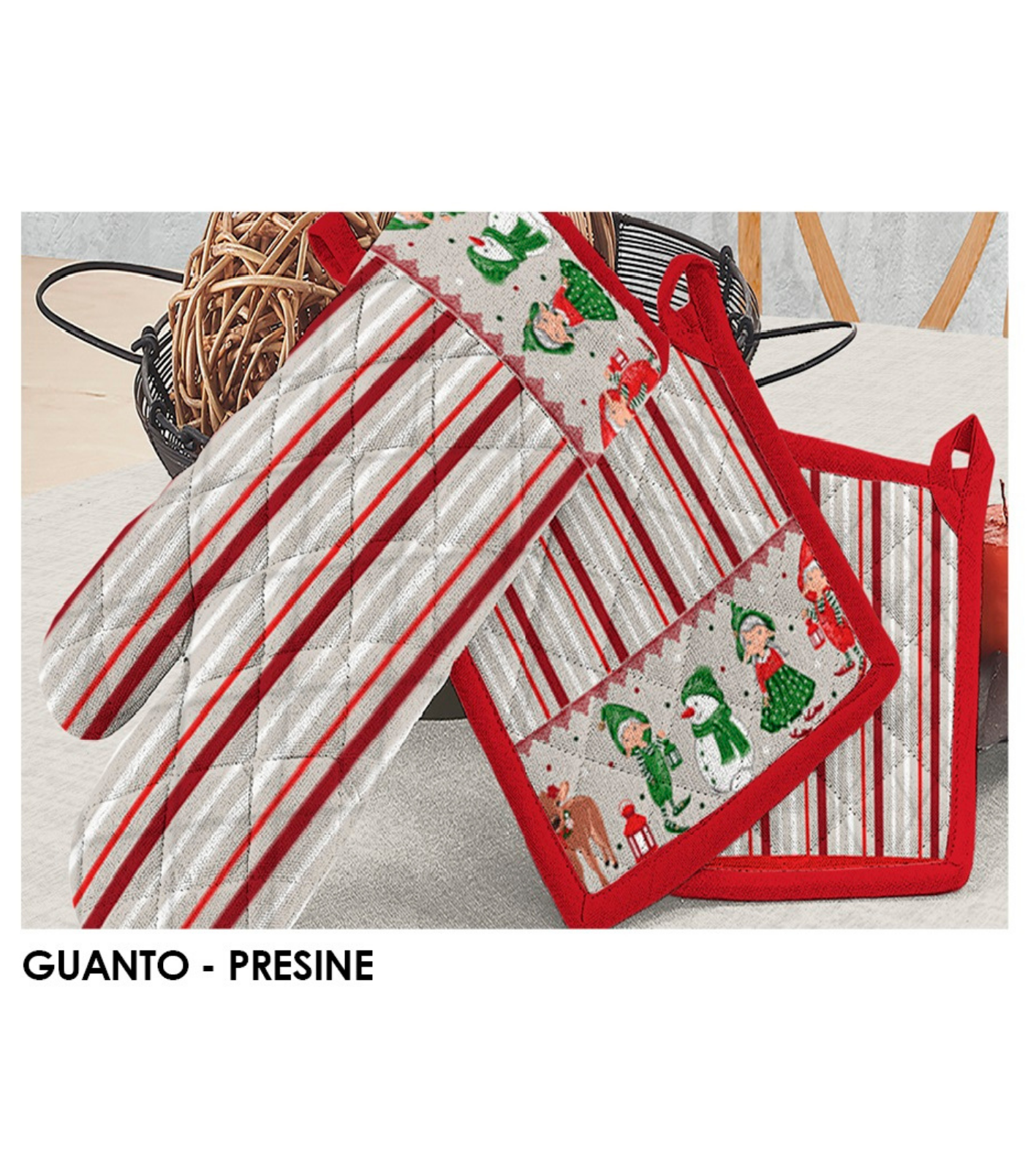 SET PRESINA 2PZ NATALE STOCCOLMA Tellini S.r.l. Wholesale Clothing