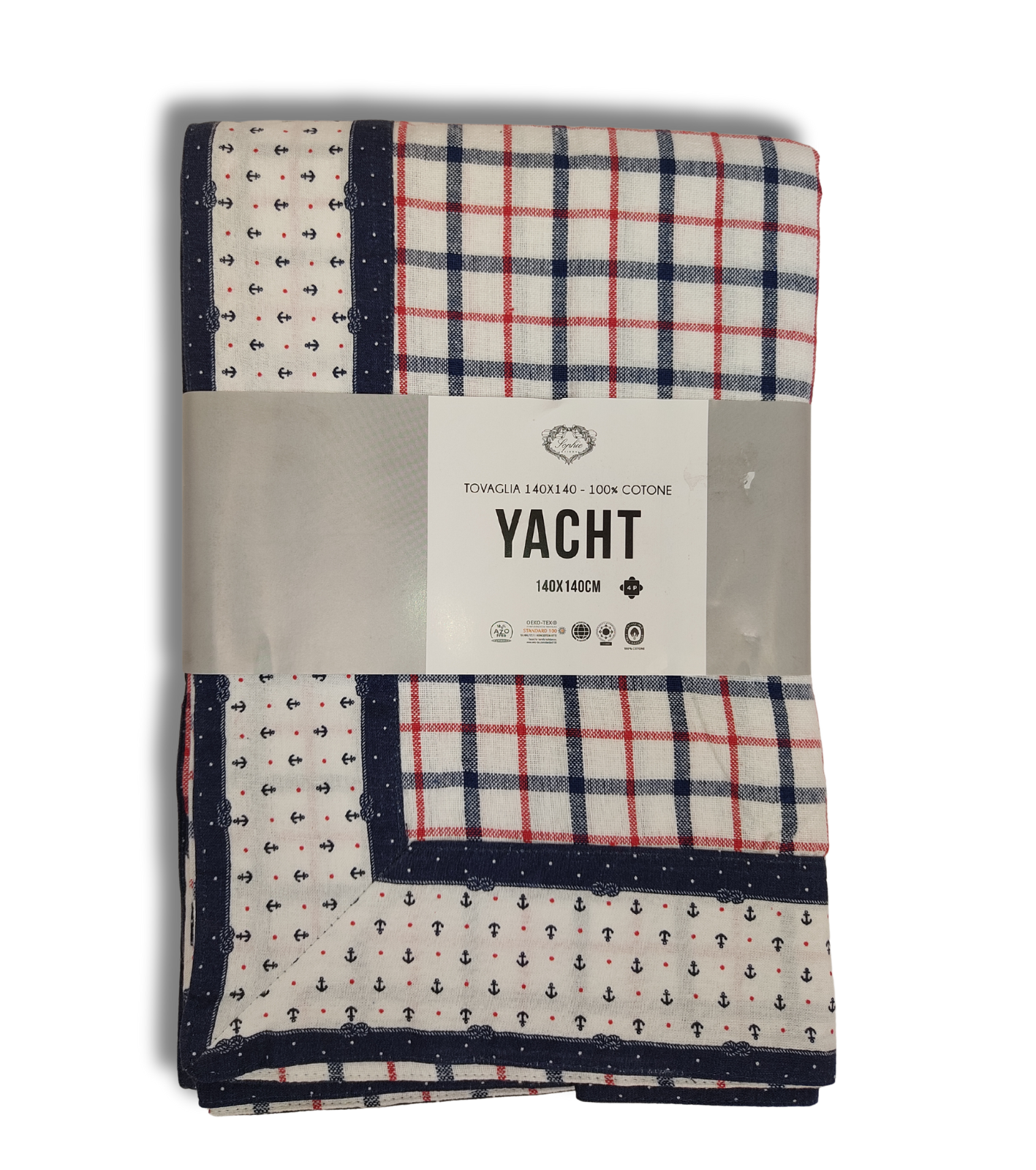 TABLECLOTH 4P YACHT 140X140 Tellini S.r.l. Wholesale Clothing