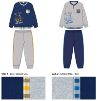 BOY'S PAJAMAS L/S 14200A PRIMERO Tellini S.r.l. Wholesale Clothing