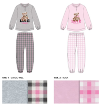 LITTLE GIRL PAJAMAS 14302A PRIMERO Tellini S.r.l. Wholesale Clothing