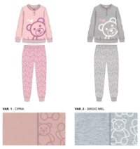 GIRL'S PAJAMAS M/L 14304A PRIMERO Tellini S.r.l. Wholesale Clothing