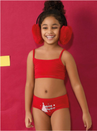 COORDINATO INTIMO NATALE BAMBINA 180 Tellini S.r.l. Wholesale Clothing