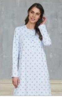 WOMEN'S HENLEY NIGHTDRESS M/L LO292778 Tellini S.r.l. Wholesale Clothing