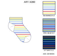 CALZINO CORTO NEONATO 3/260 Tellini S.r.l. Ingrosso Abbigliamento