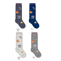 LONG BABY BOY SOCKS 3/003 Tellini S.r.l. Wholesale Clothing