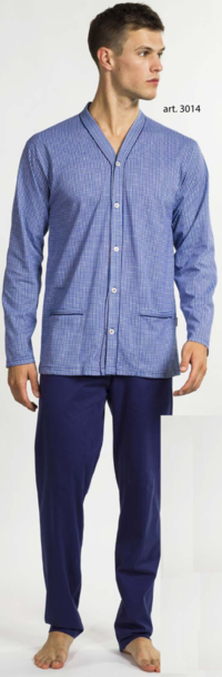 MEN'S CONFORMED OPEN PAJAMAS M/L 3014 Tellini S.r.l. Wholesale Clothing