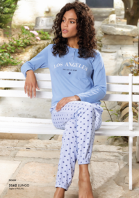 WOMEN'S PAJAMAS S/L 3162 Tellini S.r.l. Wholesale Clothing