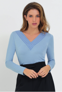 WOMEN'S S/L SWEATER 34006 Tellini S.r.l. Wholesale Clothing