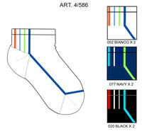 CALZINO CORTO BAMBINO 4/586 Tellini S.r.l. Ingrosso Abbigliamento