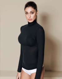 L/S WOMEN'S SWEATER 4066 BASIC TURTLENECK Tellini S.r.l. Wholesale Clothing