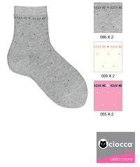 GIRL'S SHORT SOCKS 4/402 Tellini S.r.l. Wholesale Clothing