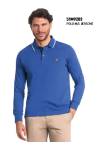 MEN'S POLO SHIRT M/L 51M9203 Tellini S.r.l. Wholesale Clothing