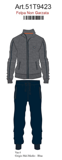 MEN'S TRACKSUIT 51T9423 Tellini S.r.l. Wholesale Clothing